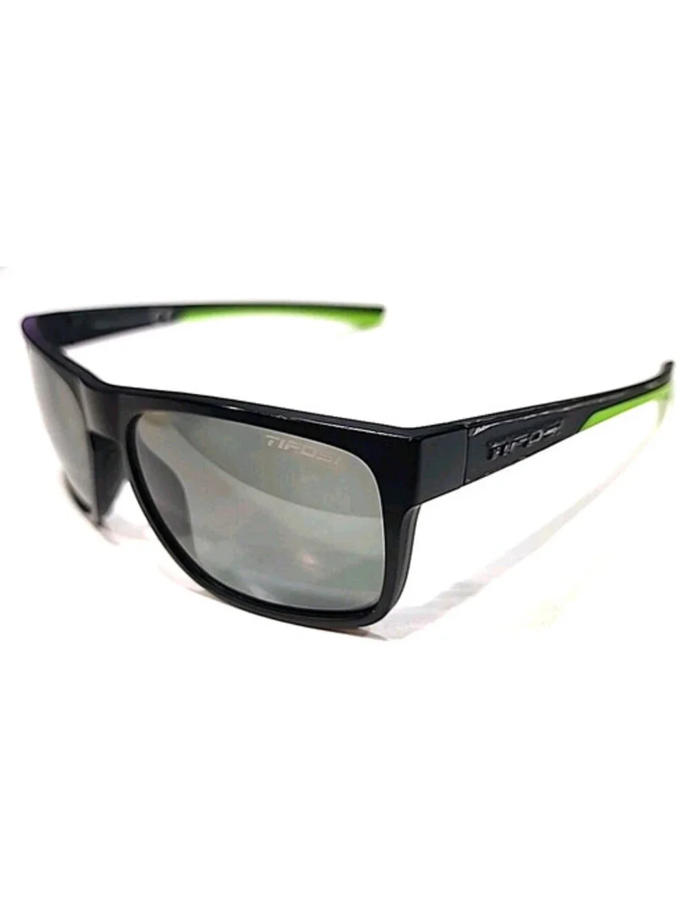 Tifosi Optics Swick Black Gray Square Sunglasses BG